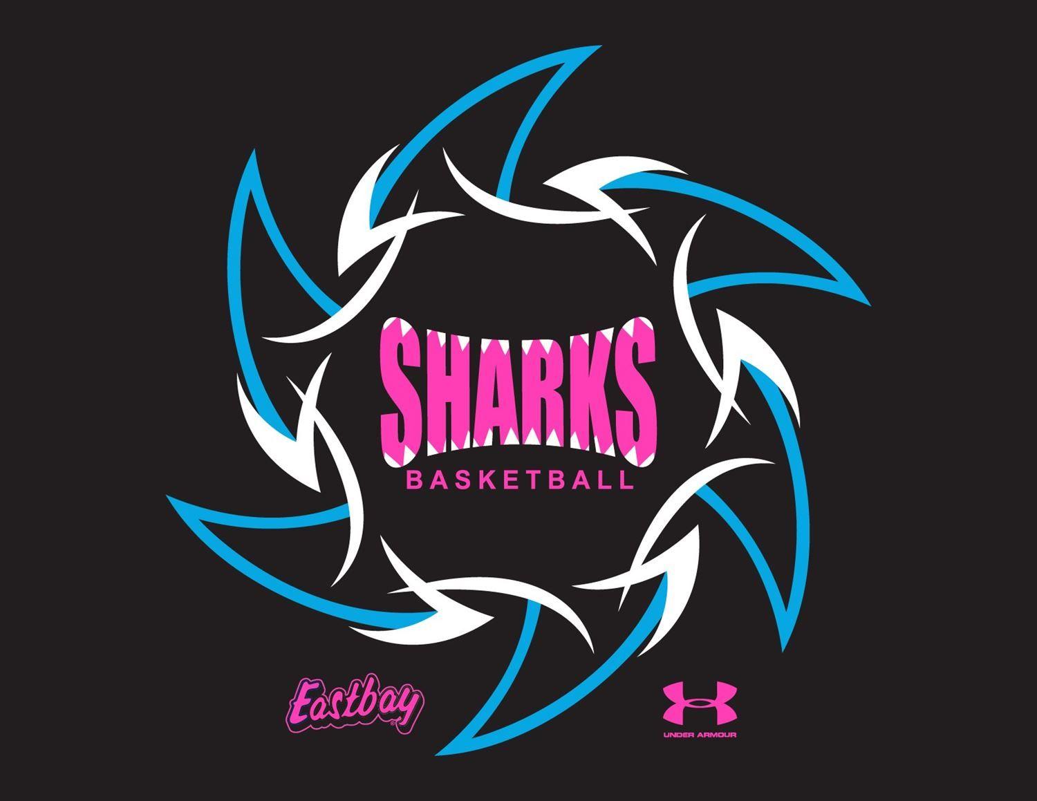 Sharks Basketball Logo - SHARKS GIRLS SHIVER SHARKS BASKETBALL, Hawaii