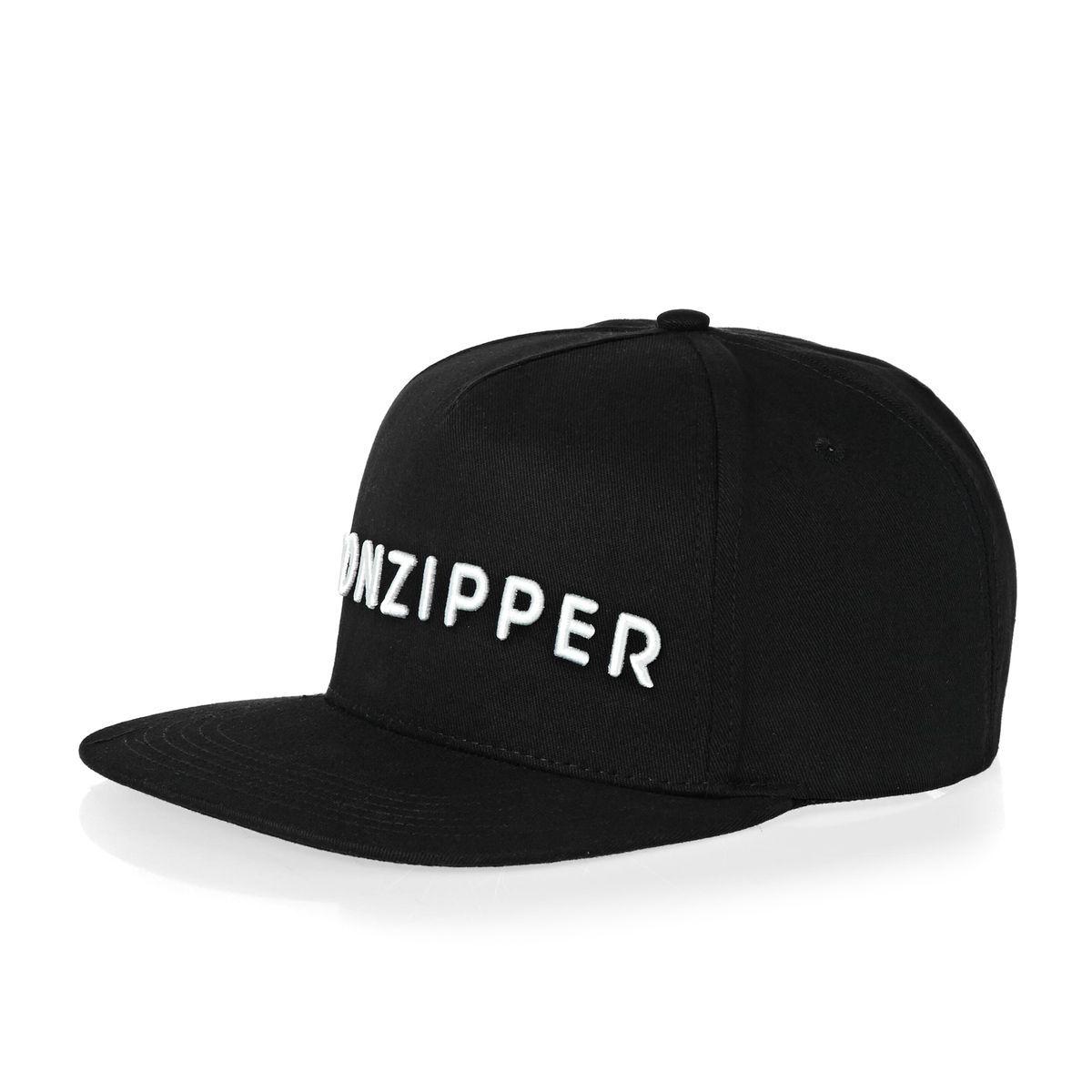 Von Zipper Logo - Von Zipper Cap - Von Zipper Logo Lettering Snap Back Cap - Black