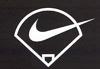 cool nike baseball logo