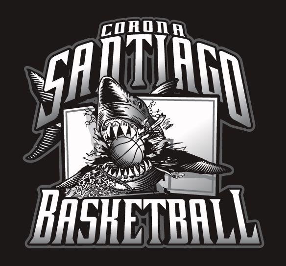 Sharks Basketball Logo - Santiago Sharks High School Basketball. Corona. Riverside County
