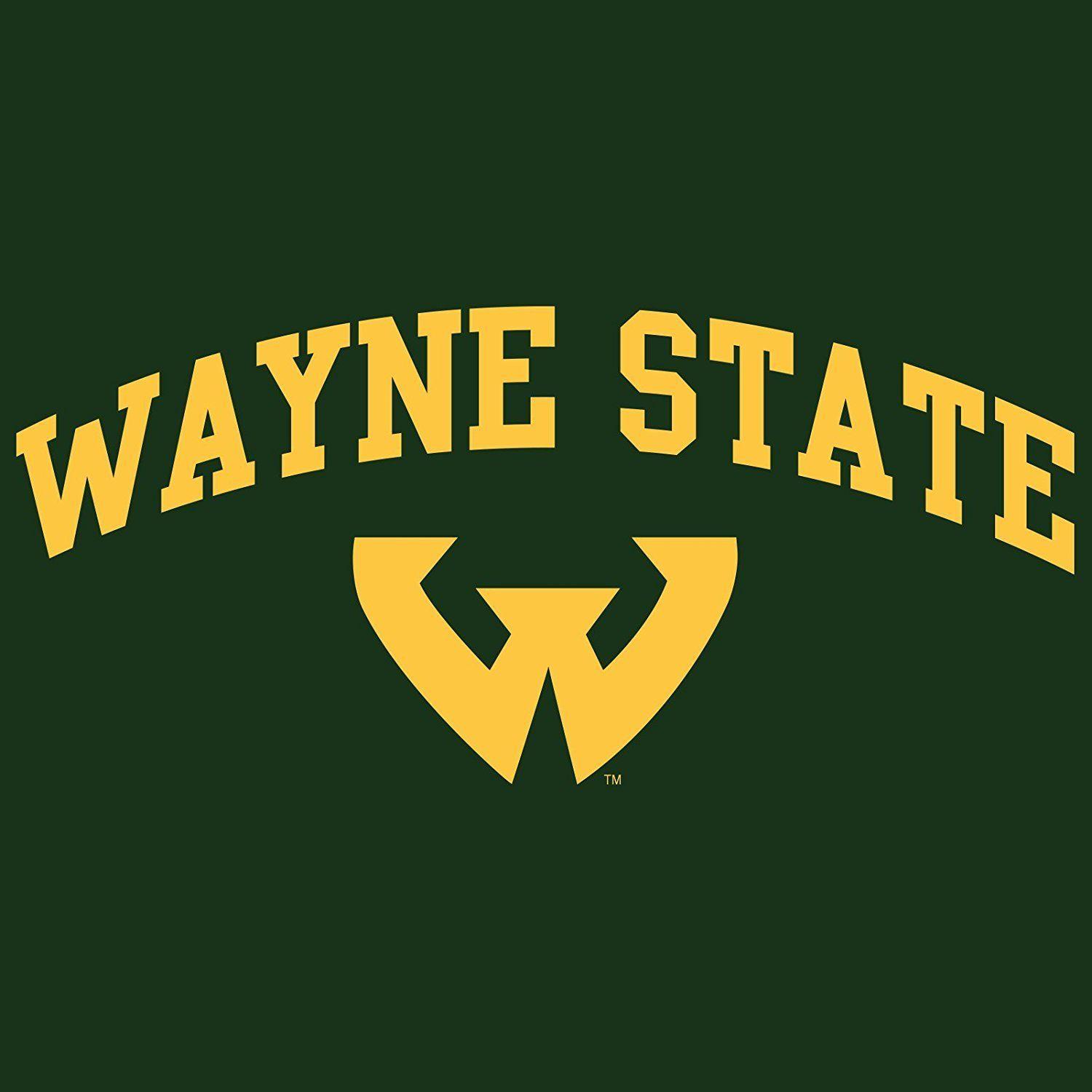 Green Arch Logo - NCAA Arch Logo Wayne State - Forest Green - Underground Printing