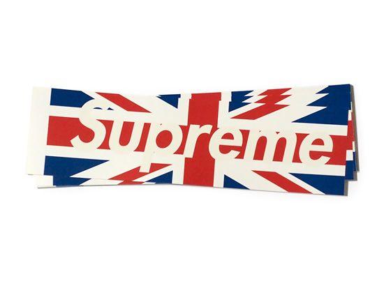 British Supreme Box Logo - Dead Stock】Supreme - UK Box Logo Sticker - UG.SHAFT