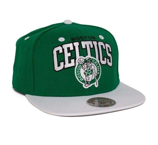 Green Arch Logo - Mitchell & Ness Boston Celtics Team Arch With Logo Snapback Cap