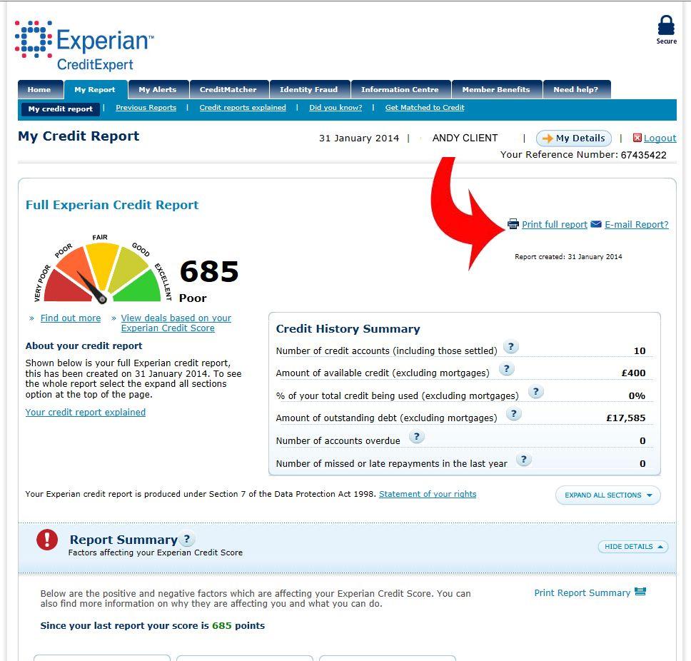 Experian Credit Bureau Logo - How to download your Experian credit report