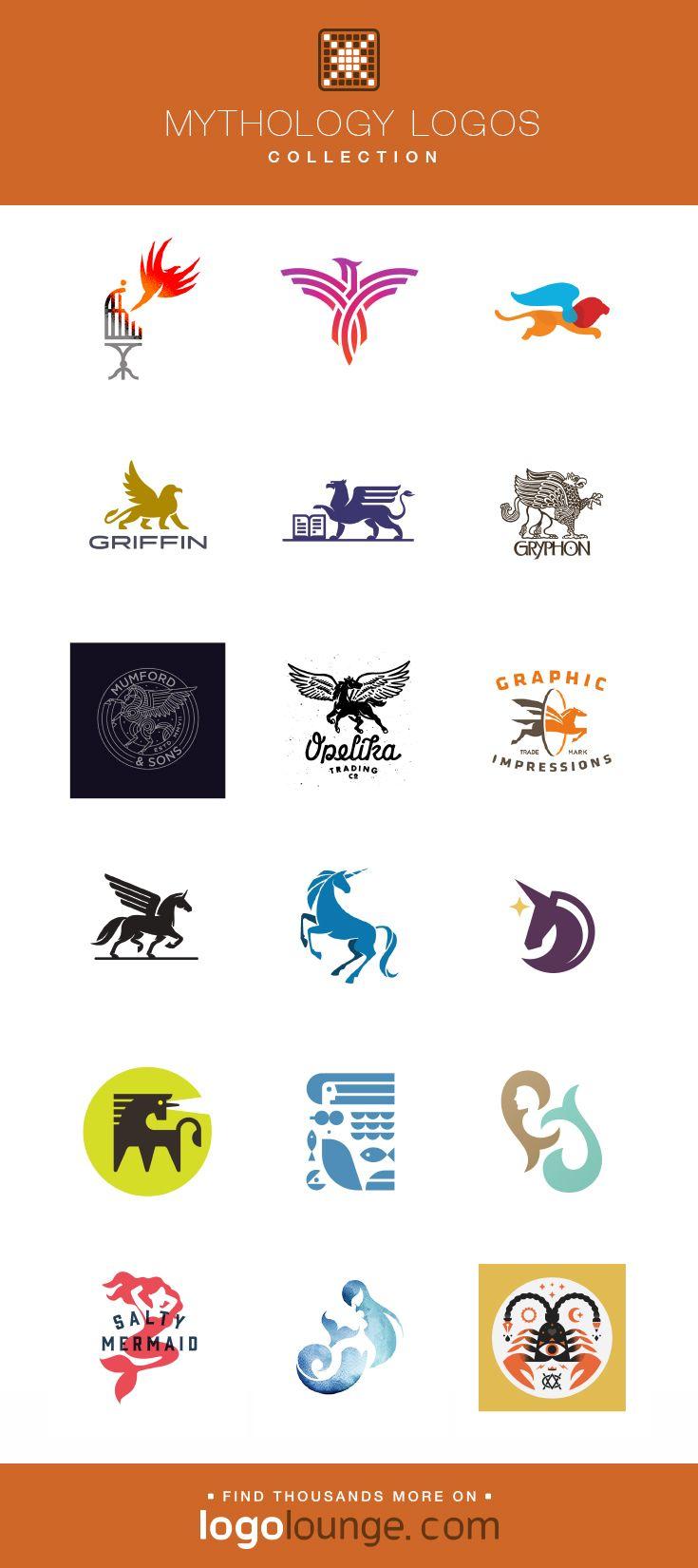 Phoenix Car Logo - Logo Collections : Mythology vector logo designs. Phoenix, griffin ...