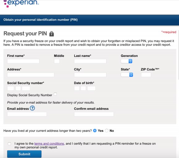 Experian Credit Bureau Logo - Experian Site Can Give Anyone Your Credit Freeze PIN — Krebs on Security