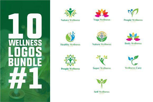 Wellness Logo - 10 Wellness Logo Bundle #1 ~ Logo Templates ~ Creative Market
