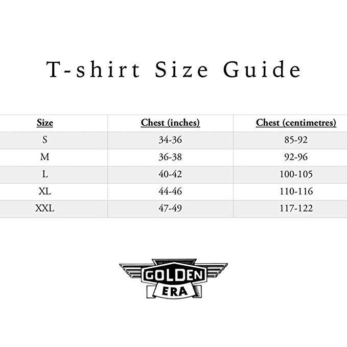 Golden Era Logo - golden era Moto Guzzi logo T-Shirt in red - size LARGE (40 to 42 ...