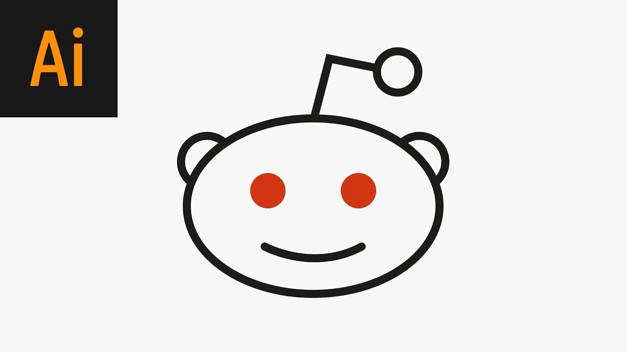 Reddit Logo - Design the Reddit Logo Illustrator Tutorial - YouTube