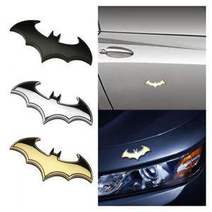 Car Bat Logo - New Cool 3D Metal Bat Auto logo car sticker metal batman badge ...