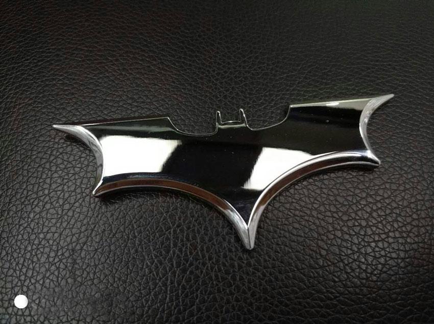 Car Bat Logo - 2019 3D Cool Metal Bat Auto Logo Car Styling Car Stickers Metal ...