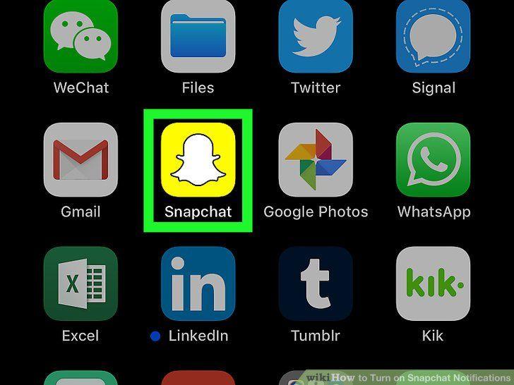 Snapchat App Logo - 3 Ways to Turn on Snapchat Notifications - wikiHow
