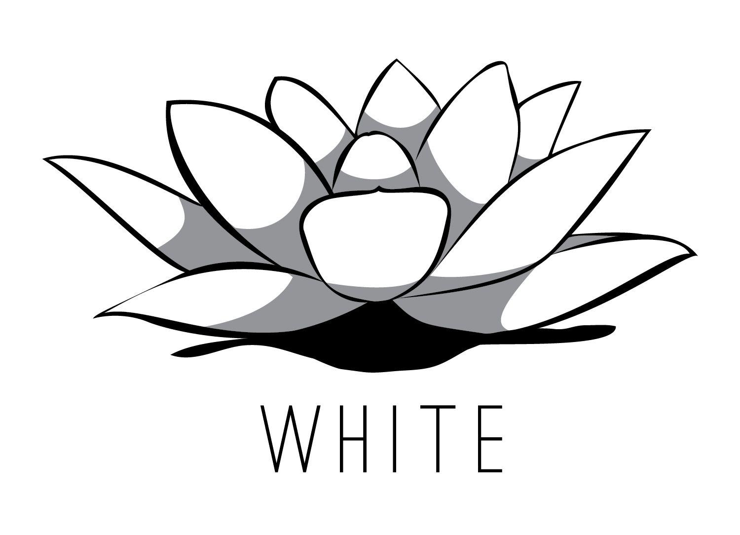White Lotus Flower Logo - Christian Lim | Graphic Design & Art