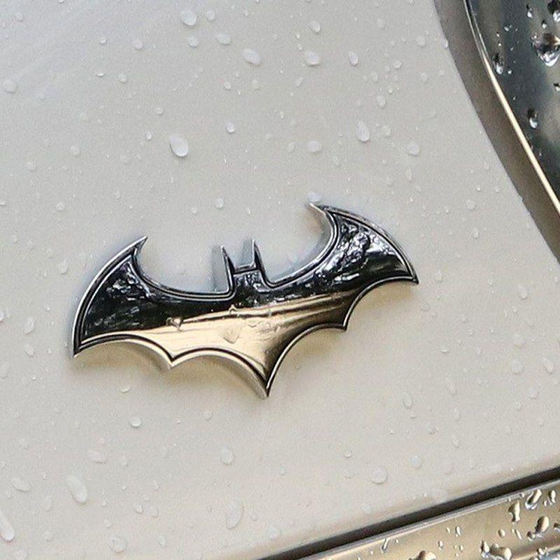 Car Bat Logo - JX LCLYL 1Pc Cool 3D Metal Bat Logo Car Sticker Metal Batman Badge ...