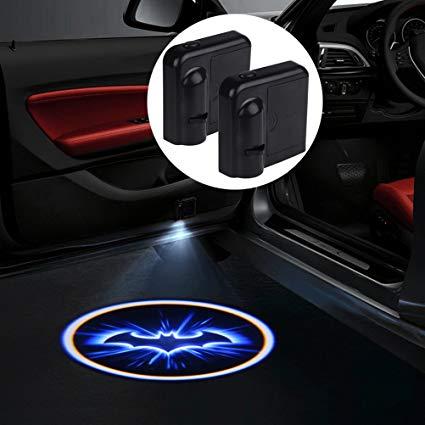 Car Bat Logo - Amazon.com: Bat Door Light, 2pcs Universal Wireless LED Car Door ...