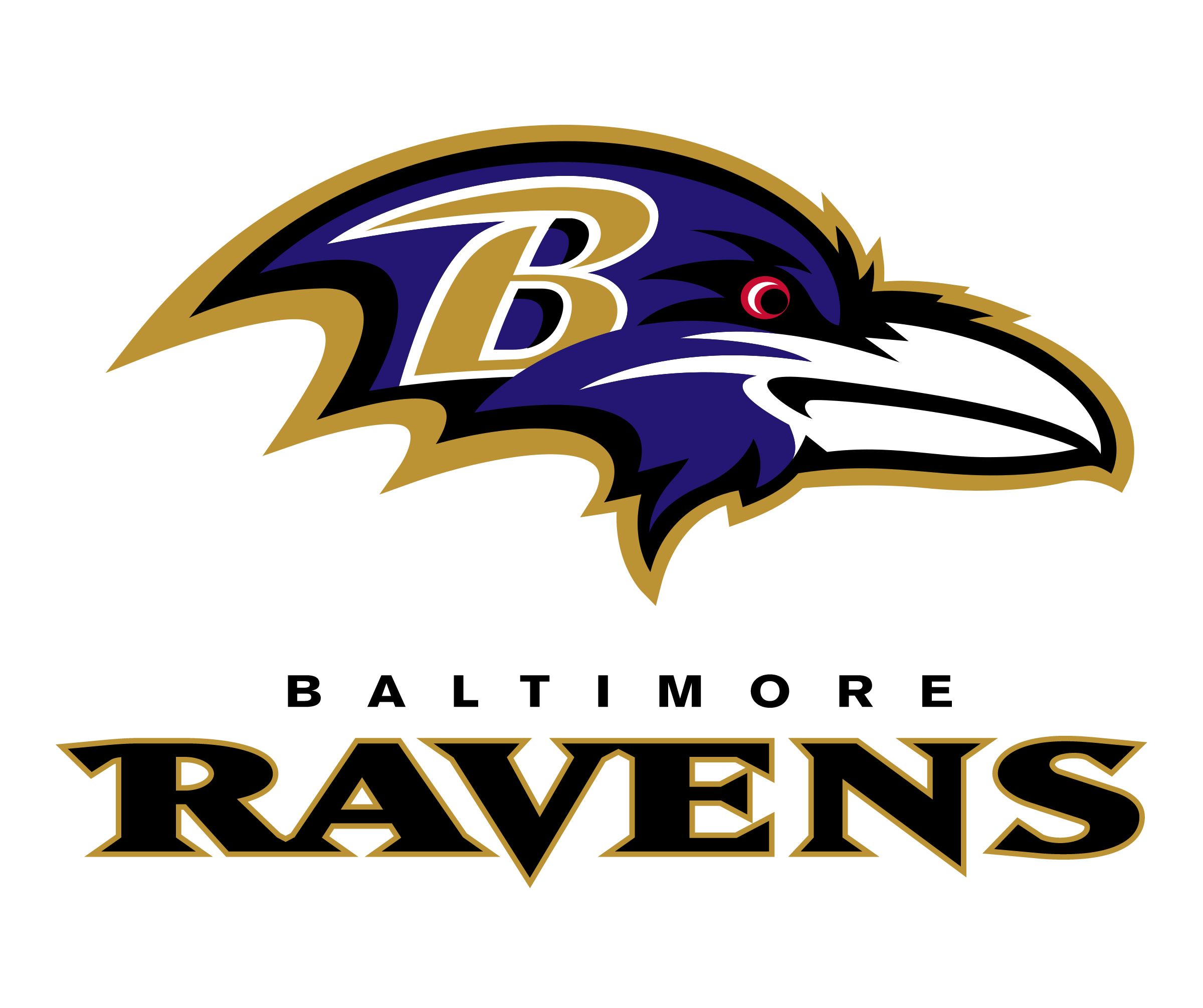 NFL Ravens Logo - Baltimore Ravens Logo PNG Transparent & SVG Vector - Freebie Supply
