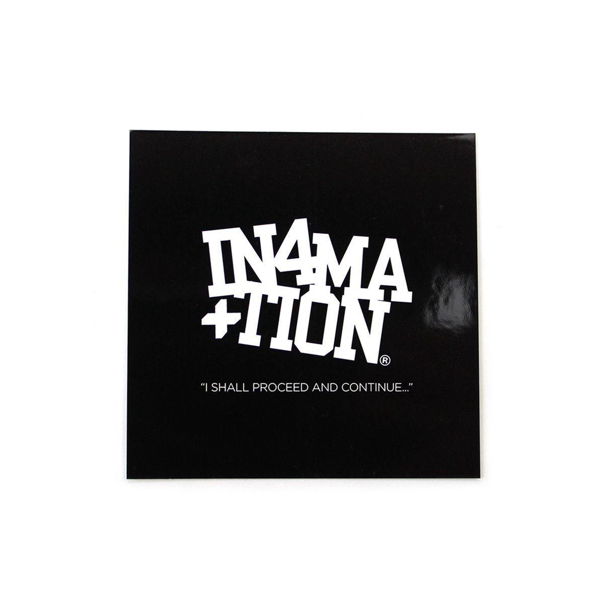 3 Black Box Logo - IN4MATION BOX LOGO BLACK WHITE STICKER 3