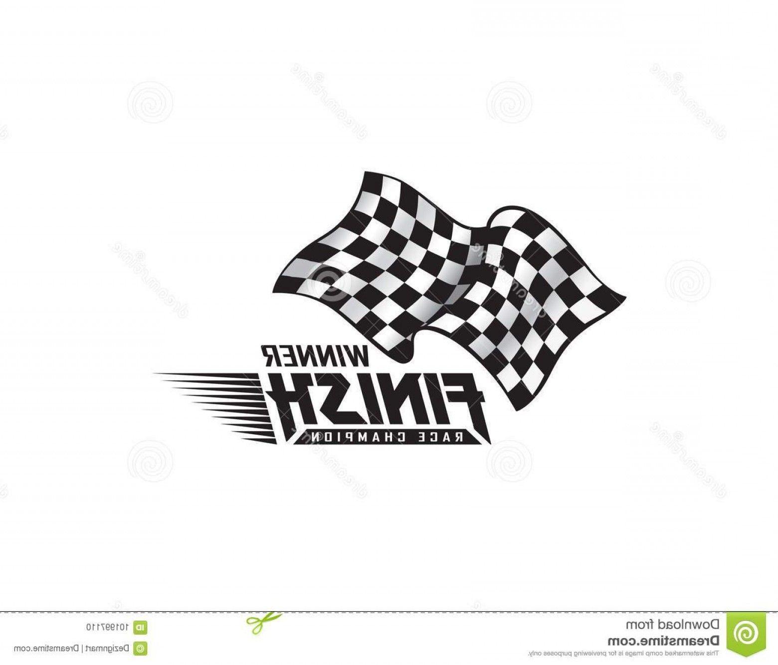 Racing Flag Logo - Checkered Waving Flag Logo Checkered Waving Flag Logo Racing