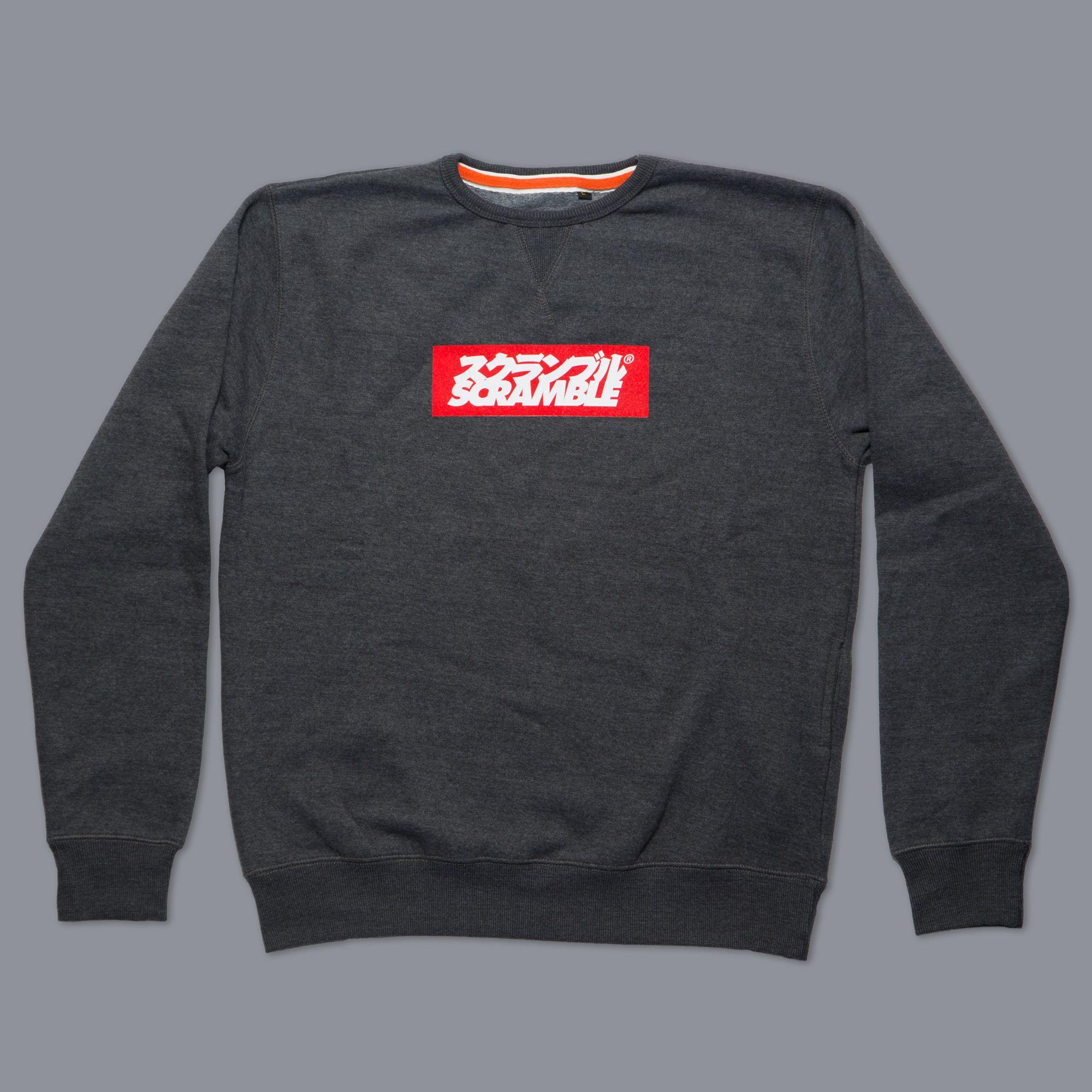 3 Black Box Logo - Scramble Box Logo Crew Neck – Black – Scramble Brand