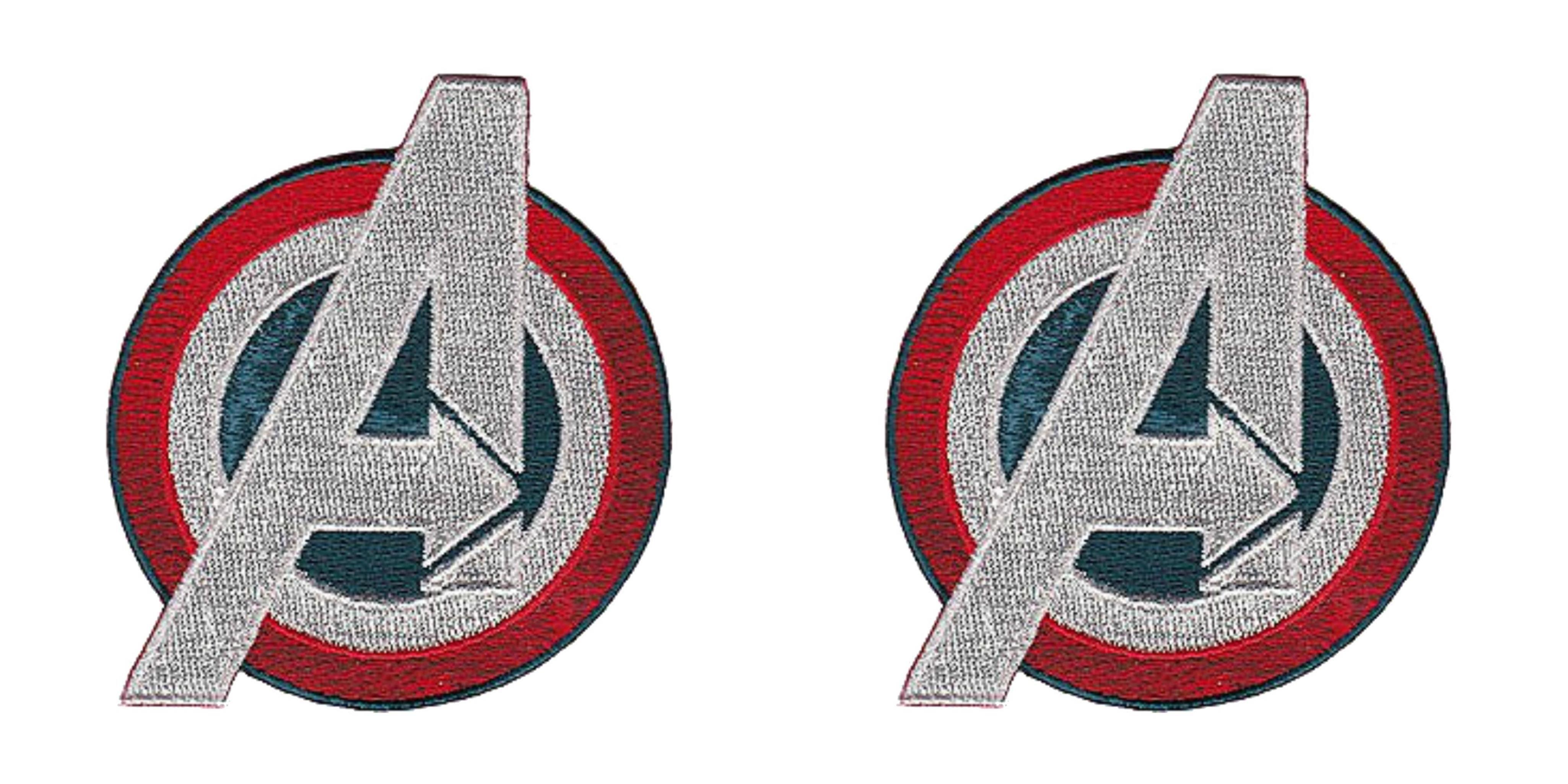 Red White Oval Logo - Superheroes Marvel Comics Avengers Red, White, and Blue Logo 3