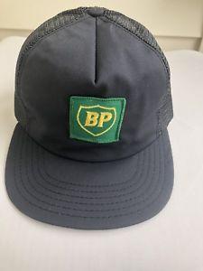 BP Green Logo - BP BRITISH PETROLEUM GRAY GREEN LOGO SNAP BACK MESH CAP HAT VINTAGE ...