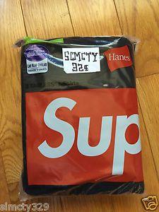 3 Black Box Logo - Supreme Box Logo Hanes T Shirt Pack of 3 Tagless Tee PCL CDG Mini ...