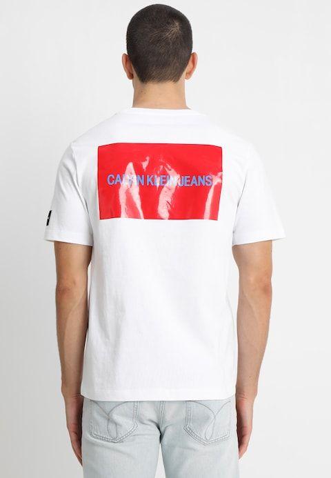 Multi Logo - Calvin Klein Jeans AUTHENTIC COTTON MULTI LOGO TEE - Print T-shirt ...