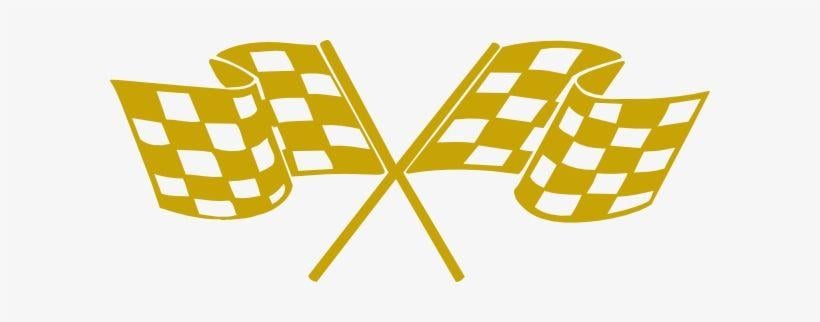 Racing Flag Logo - Image Library Stock Gold Racing Flag Clip Art At Clker