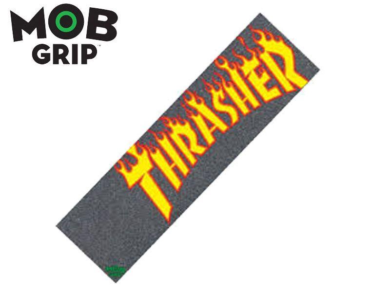 Mob Grip Logo - BRAYZ: THRASHER FLAME LOGO Thrasher skateboarding, mob grip MOB GRIP