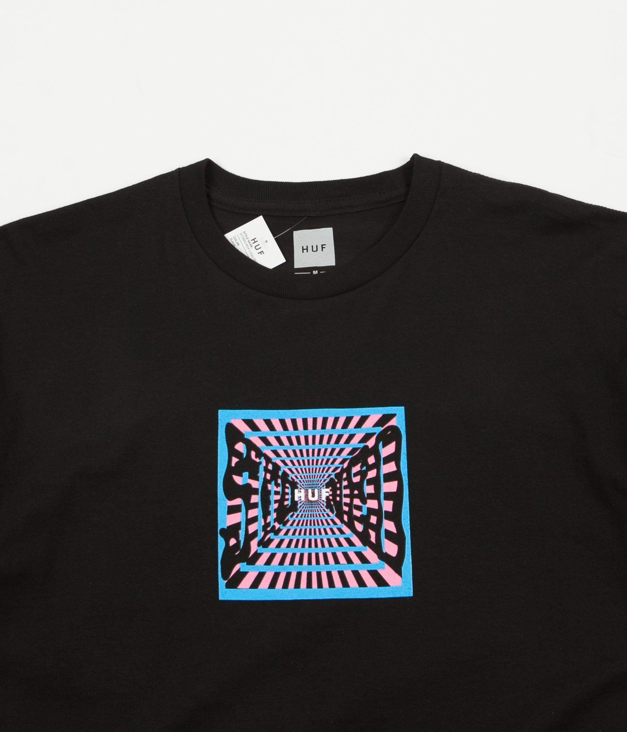 3 Black Box Logo - HUF Stoned Box Logo T Shirt