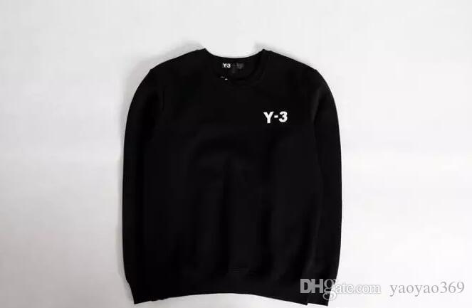 3 Black Box Logo - New Fashion Y 3 Hoodie Box Logo Printed Men Women Autumn Winter