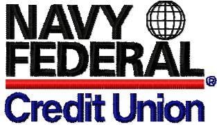 Navy Federal Logo - Navy Federal Credit logo machine embroidery design