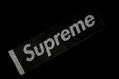 3 Black Box Logo - SUPREME GLITTER BOX Logo Sticker SS16 Set Of 3 - $46.00