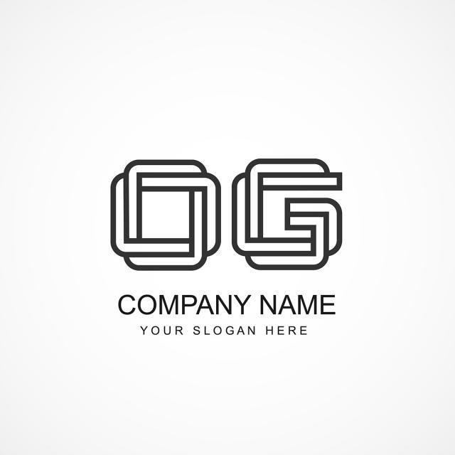 OG Logo - Initial Letter OG Logo Template Template for Free Download on Pngtree