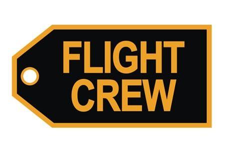 Flight Crew Logo - Flight Crew Embroidered Luggage Tag & Gold Golden