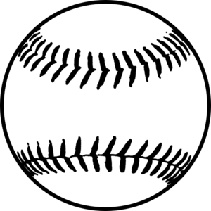 Black and White Softball Logo - Softball Black And White Clipart