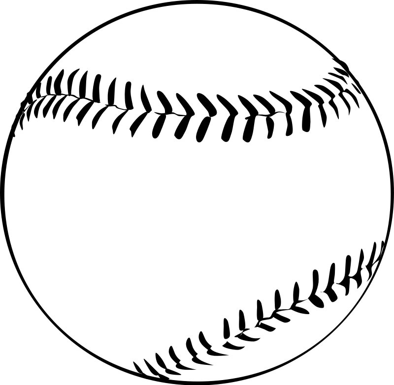 Black and White Softball Logo - Free Softball Clip Art | Baseball Sports Clipart Pictures Royalty ...
