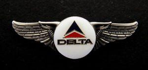 Flight Crew Logo - DELTA AIRLINES WING AIRLINE WINGS PILOT CREW FLIGHT ATTENDANT PIN UP