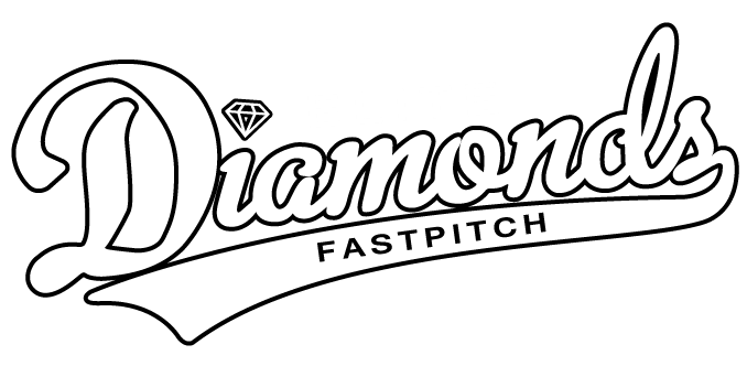Black and White Softball Logo - Joining The Elite Diamonds — Elite Diamonds Fastpitch