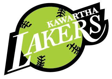 Black and White Softball Logo - KAWARTHALAKERS.COM