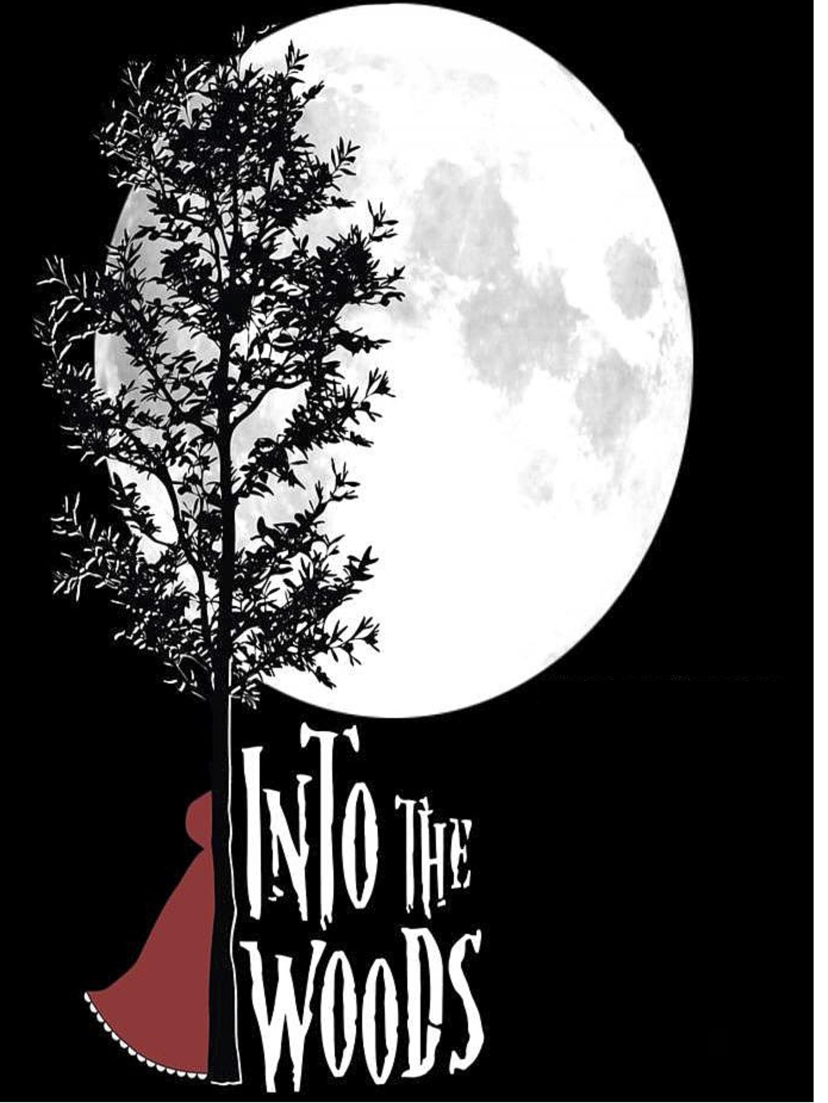 Into the Woods Black and White Logo - Into the Woods Auditions. Leeds Center for the Arts