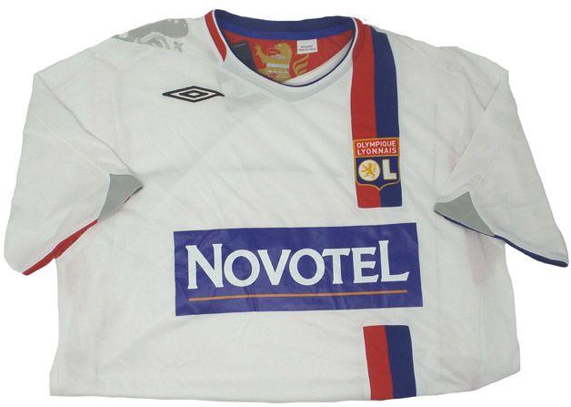 Umbro Lion Logo - UMBRO OLYMPIQUE LYONNAIS 2007 HOME JERSEY - Soccer Plus