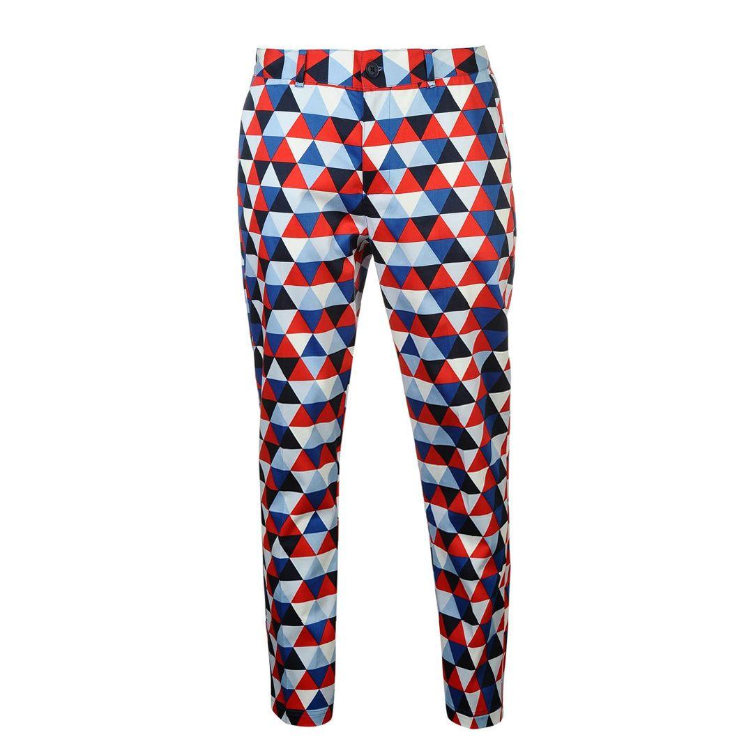 Red White and Blue Diamond On a C Logo - Diamond Red White Blue Pants