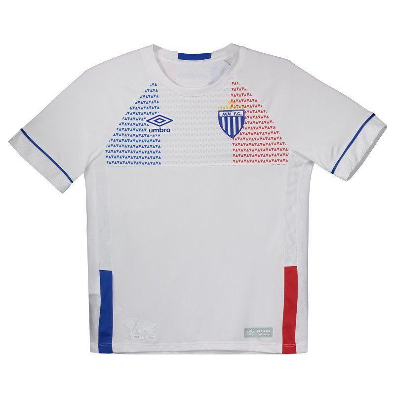 Umbro Lion Logo - Umbro Avaí Away 2018 Lion Bleu Kids Jersey - FutFanatics