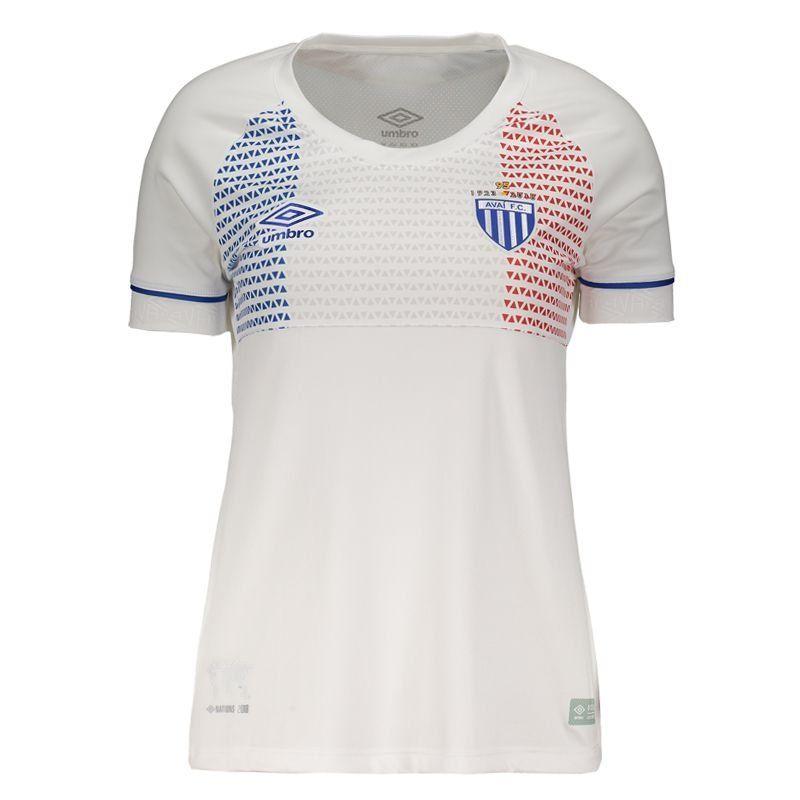 Umbro Lion Logo - Umbro Avaí Away 2018 Lion Bleu Women Jersey