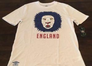 Umbro Lion Logo - UMBRO ENGLAND NATIONAL TEAM GRAPHIC LION T SHIRT ( MENS LARGE ) NWT