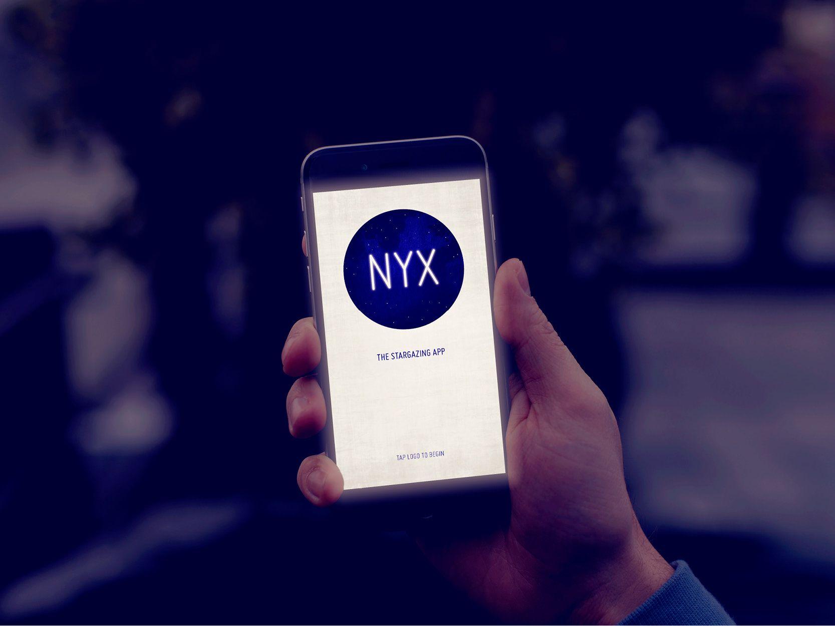 NYX Mobile Logo - Briefbox — Nyx – The Stargazing App by dean russell