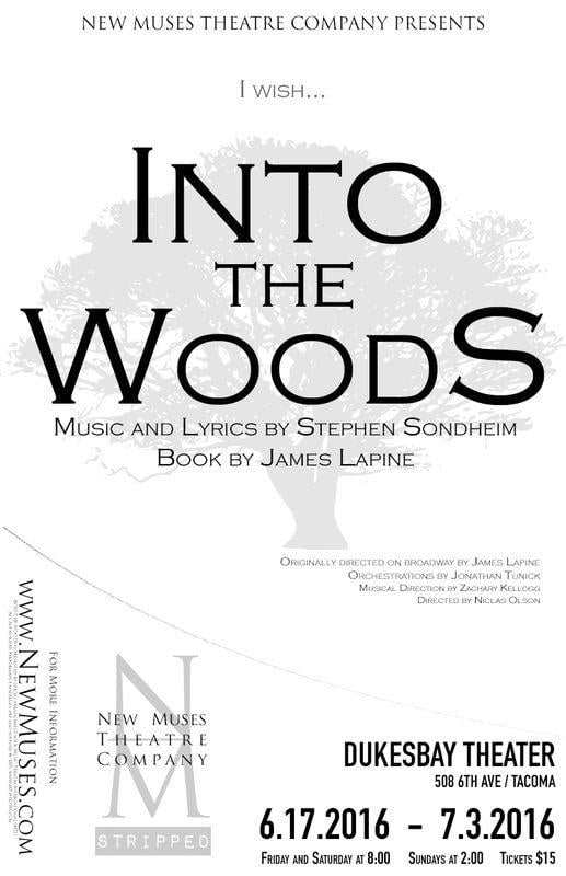 Into the Woods Black and White Logo - Into the Woods