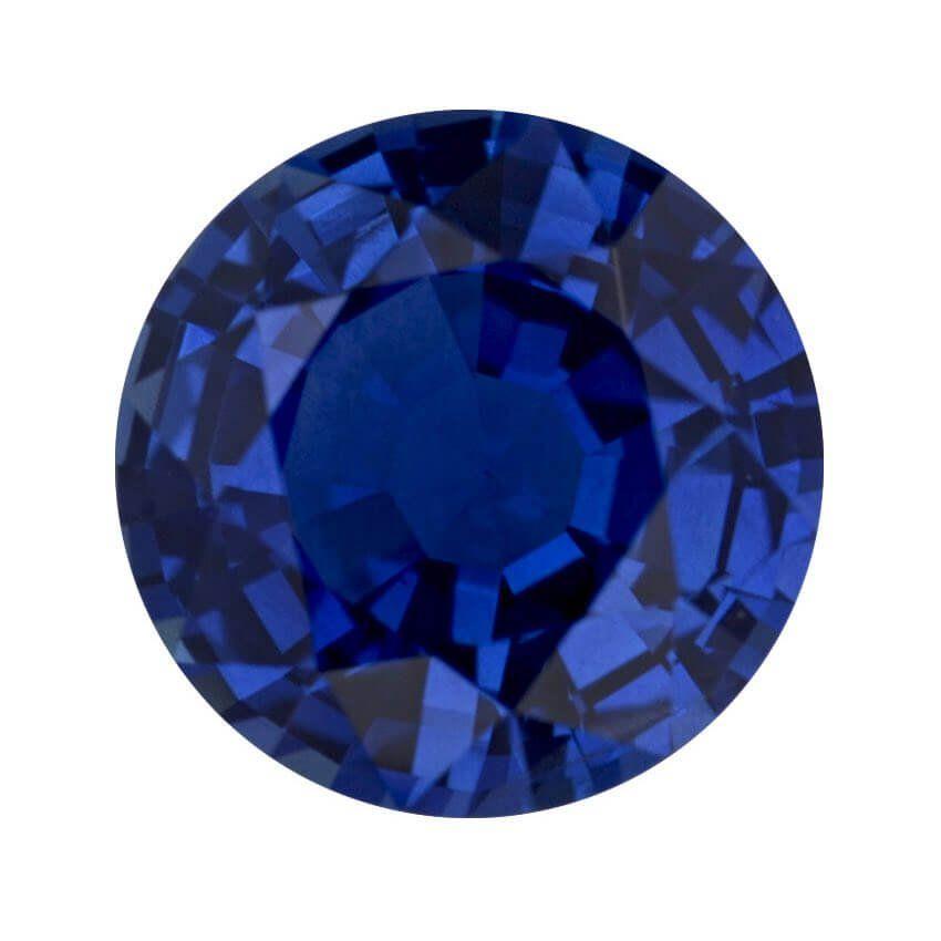 Round Blue Oval Logo - Round Blue Sapphire - Natural Round Blue Sapphires - Do Amore