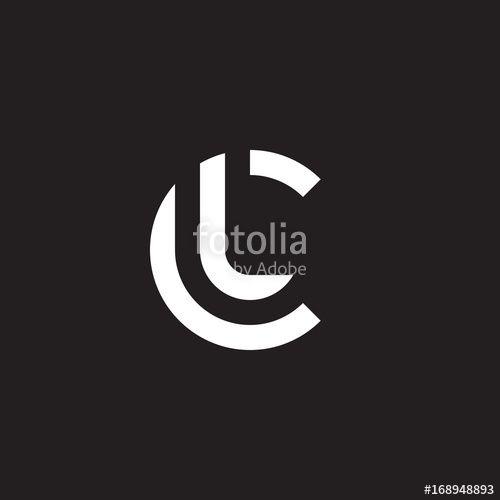 CL Logo - Initial lowercase letter logo cl, lc, l inside c, monogram rounded ...